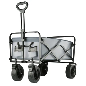 Heavy Duty Cart Collapsible with Big All-Terrain Wheels