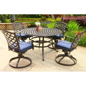 Aluminum Dining Set with Cushions